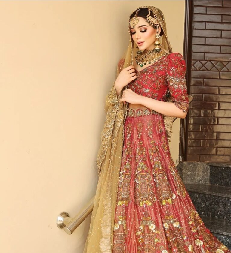 Luxury Bridal Lehnga On Pure Chandi Tissue - Image 2