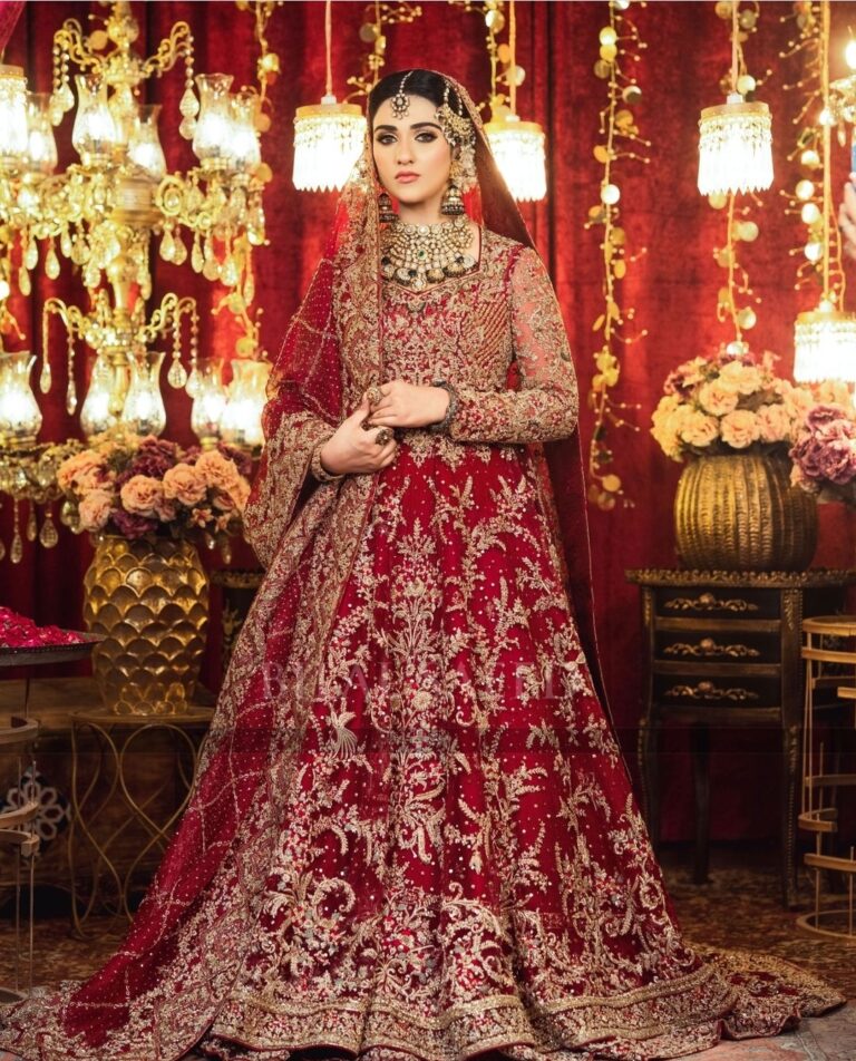 Long Bridal Maxi With Lehnga