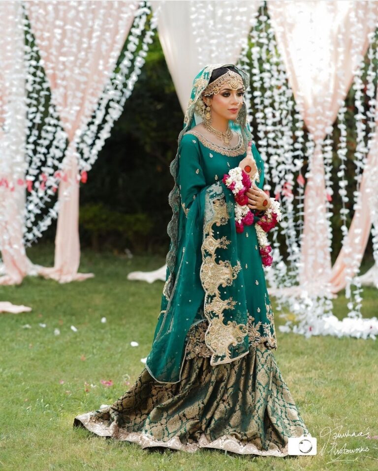 Pure Bnarsi Gharara Dress for Mehndi