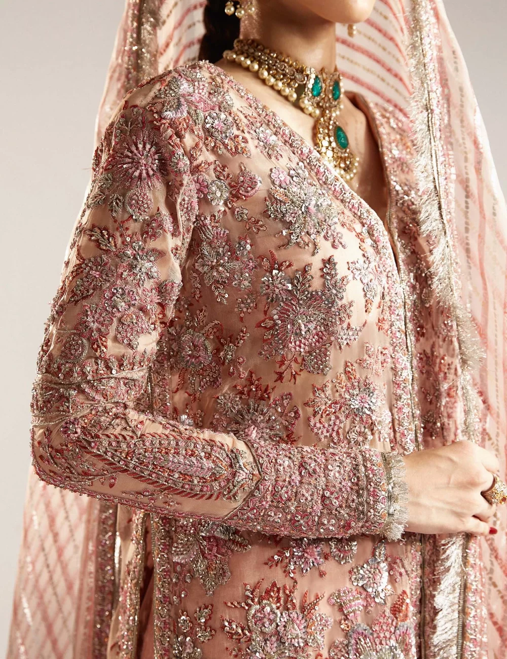Jasmine Organza Jacket Set