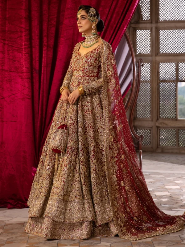 Mughal Inspired Pishwas Lehenga Set