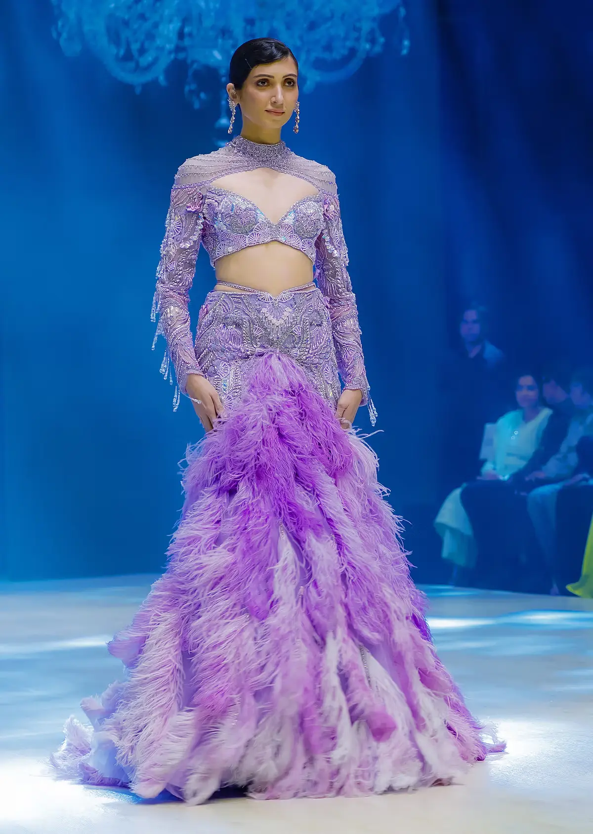 Lavender Lehenga Cascading Crystal Feathers-sg226231 (2)