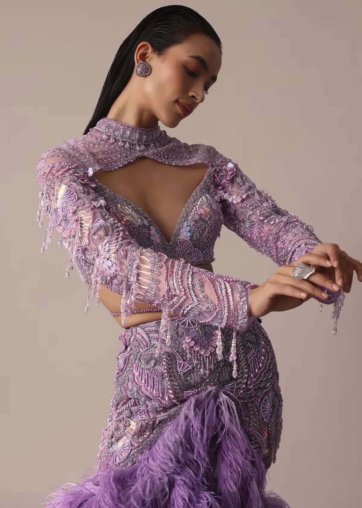 Lavender Lehenga Cascading Crystal Feathers-sg226231_3_