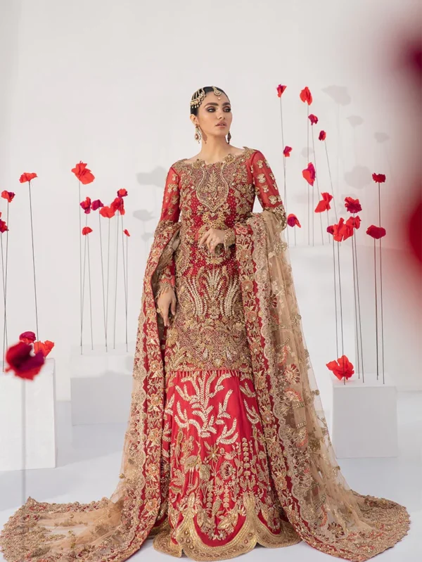 The Ruby Red Lehenga Set