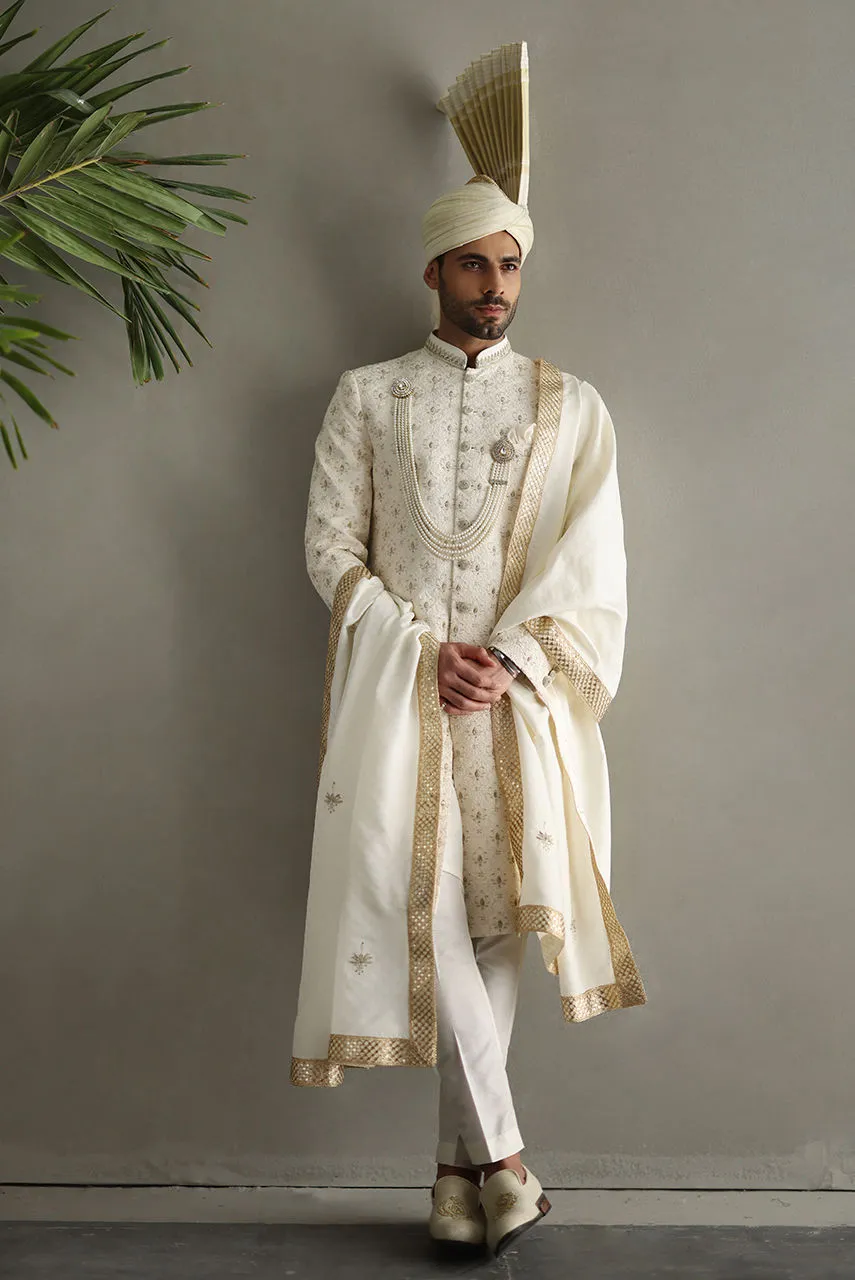 Full Embroidered Sherwani