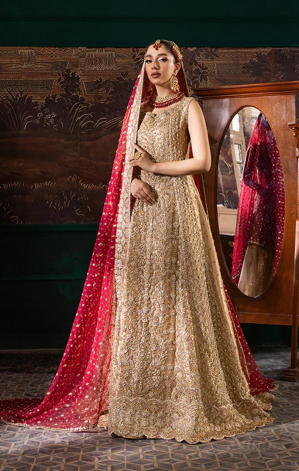 Luxurious Gold Tissue Lama Fabric