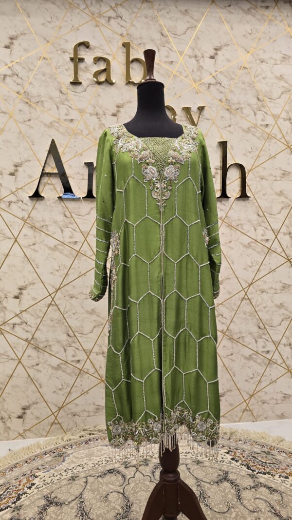 Bottle Green Versatile Long Shirt