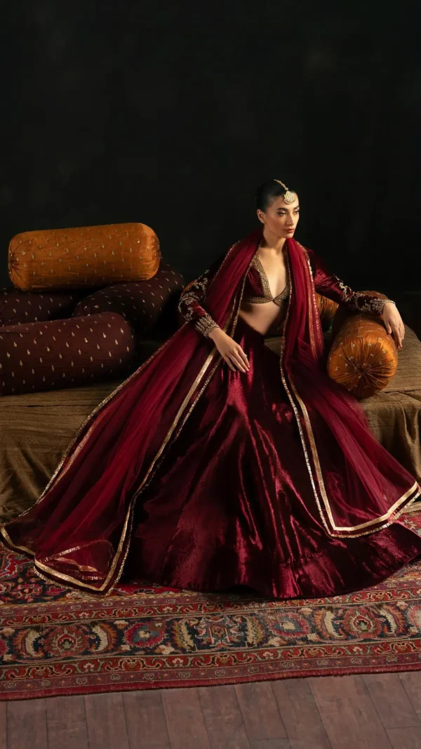 Pure Velvet Lehnga for Party Wear