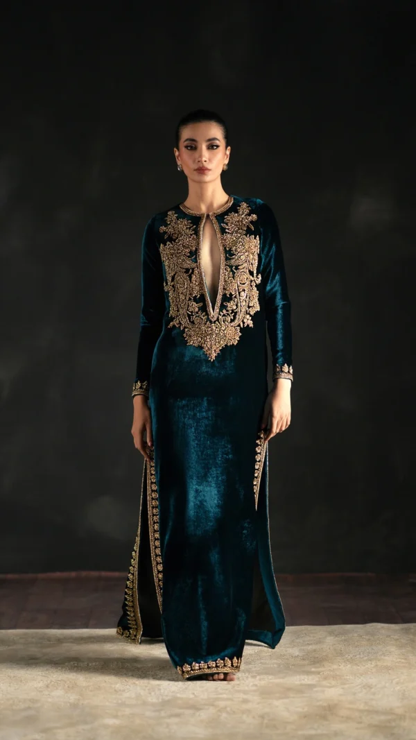 Exquisite Velvet Shirt for Party Wear