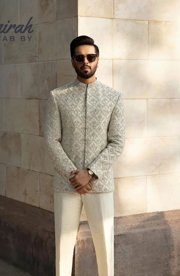 Regal Hand-Embroidered Prince Coat
