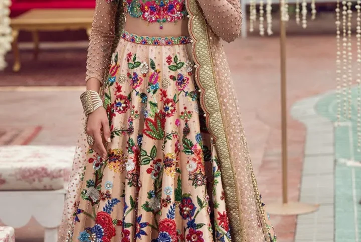 Exquisite Hand-Embroidered Lehnga Dress