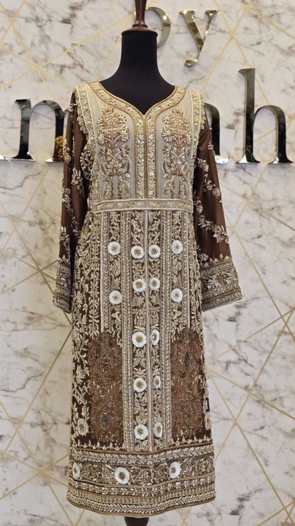Chandi Tissue Shirt with Medium Silk Dupatta