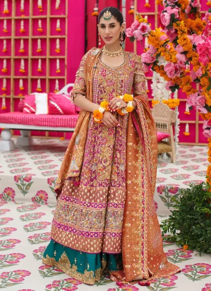 The Angarkha Lehenga Ensemble