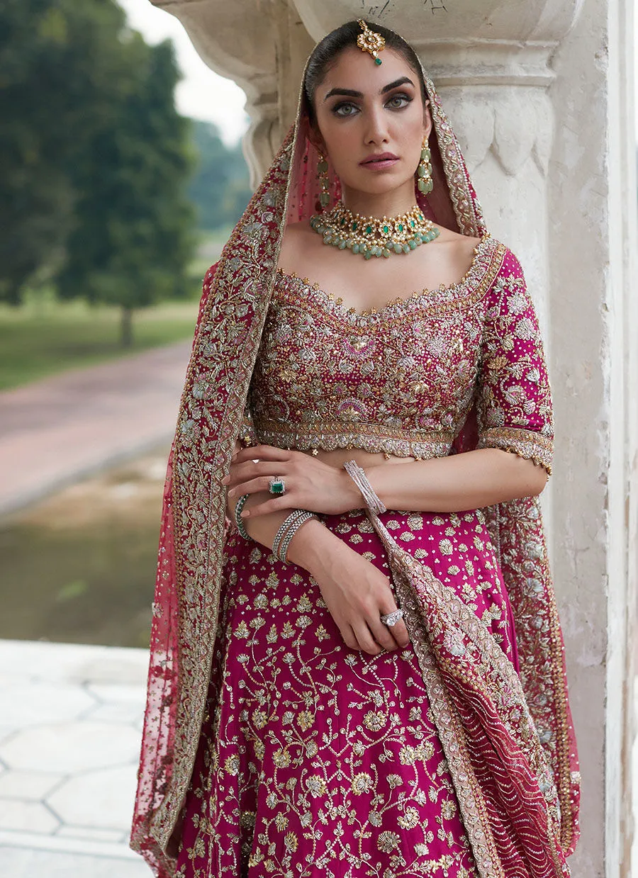 The Berry Silk Lehenga Choli Set