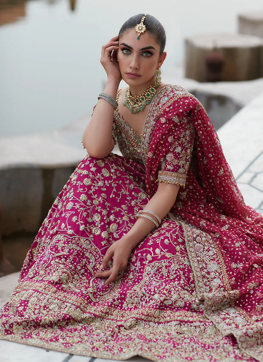 The Berry Silk Lehenga Choli Set