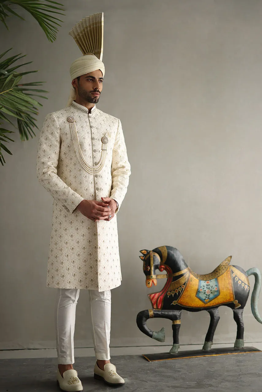 Full Embroidered Sherwani