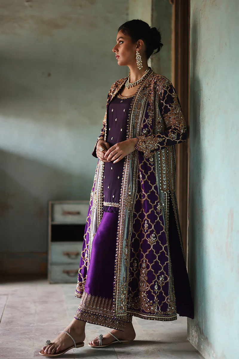 Luxurious Purple Marori Chogha