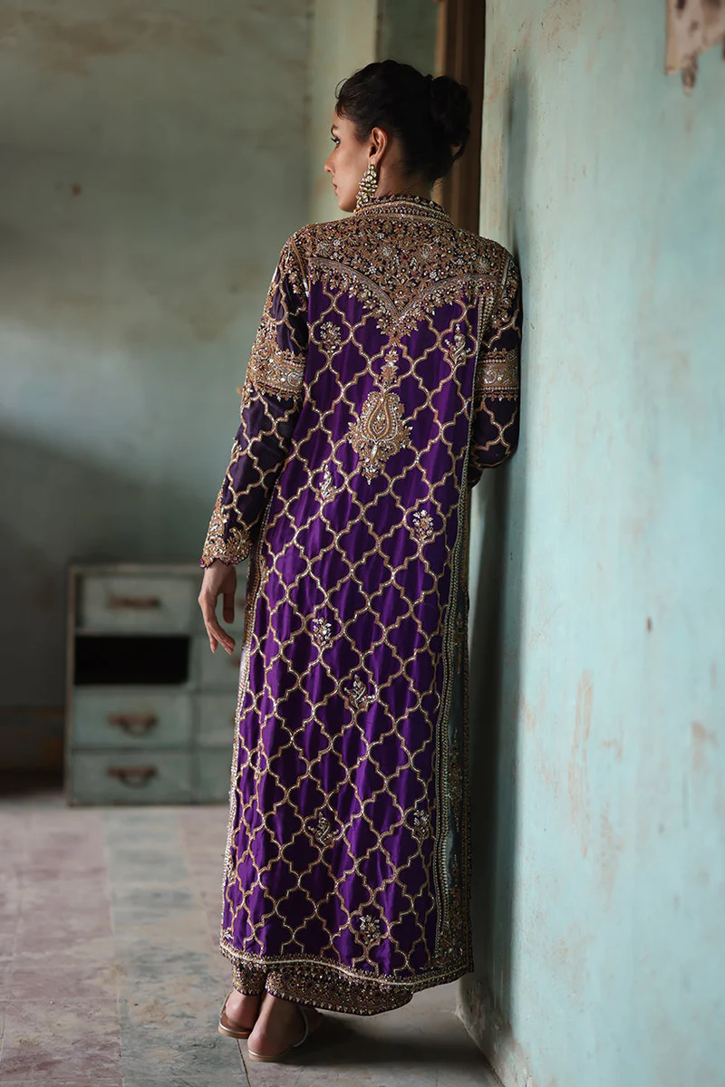 Luxurious Purple Marori Chogha