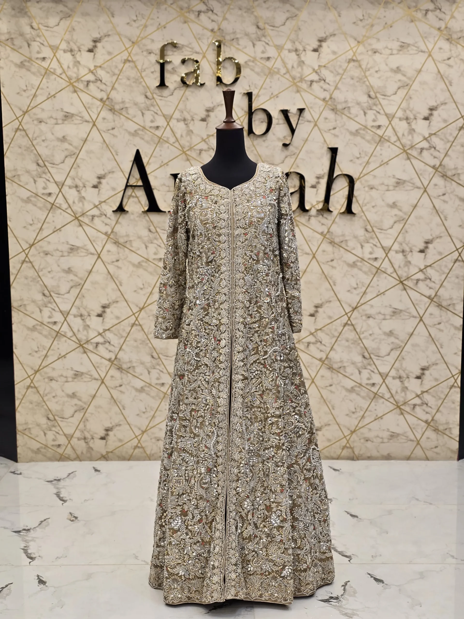 Hand-Embroidered Gown 1 Hand-Embroidered Gown