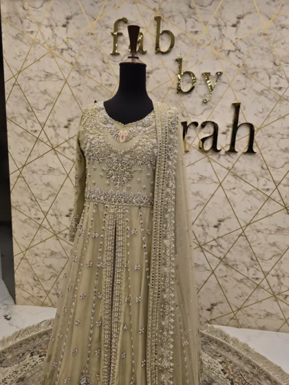 Front Open Maxi Lehnga for Walima