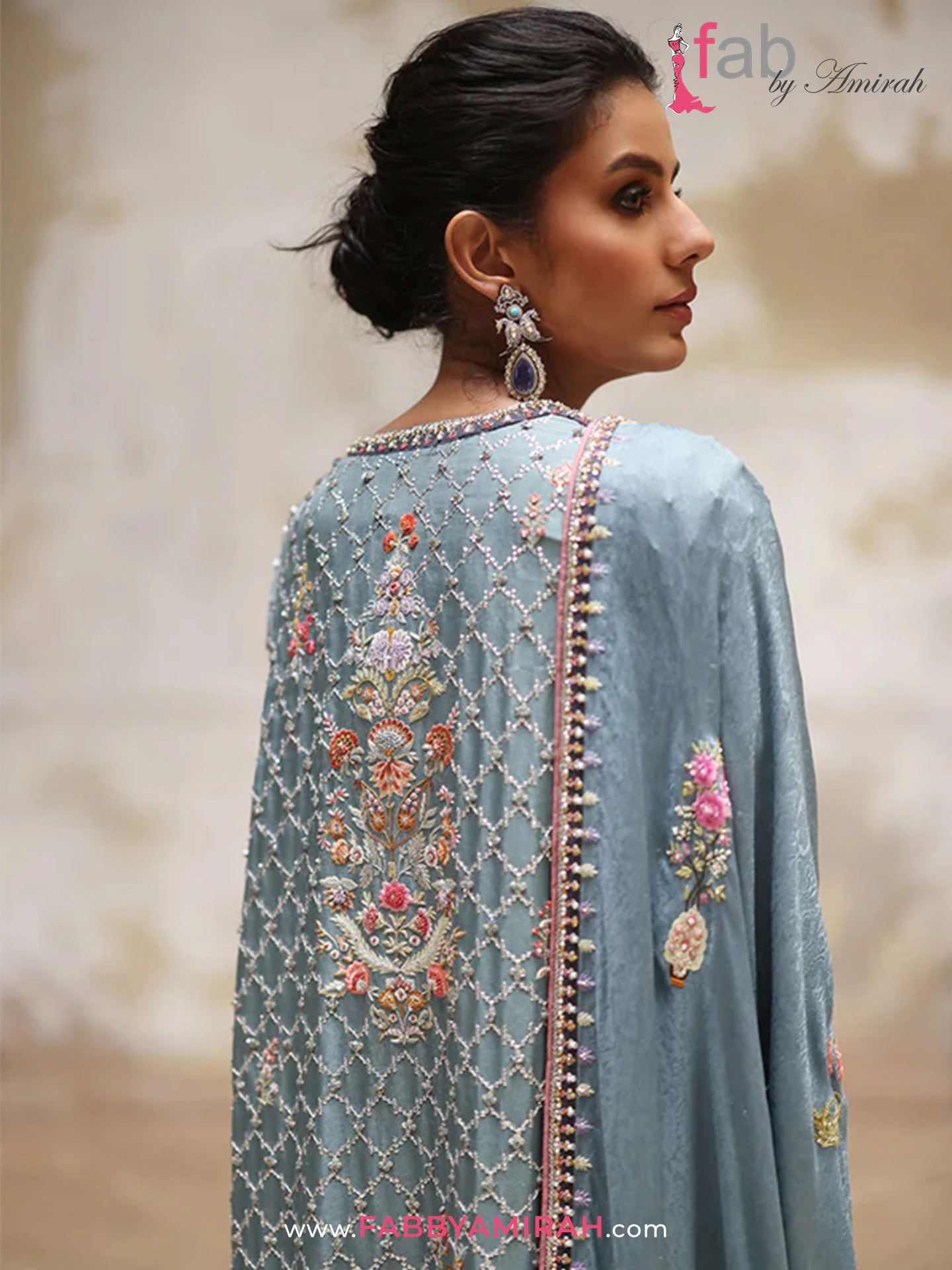 Elegant Blue Pure Raw Silk Kurta Set