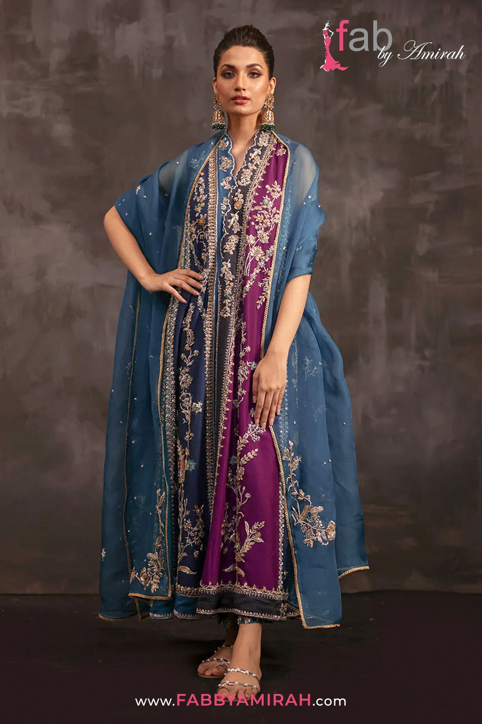Mughal Heritage Silk Bridal Chogha styled for luxury Nikah ceremony Mughal Heritage Silk Bridal Chogha styled for luxury Nikah ceremony
