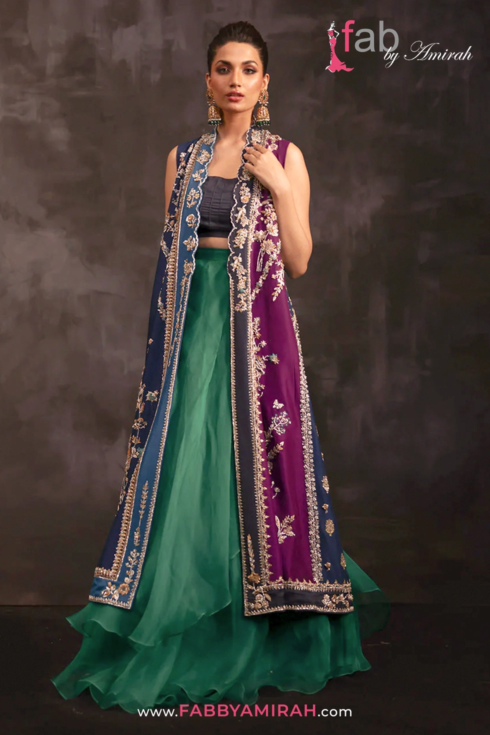 Pure silk chogha with organza dupatta and embroidered izzar - Silk Bridal Chogha Pure silk chogha with organza dupatta and embroidered izzar - Silk Bridal Chogha