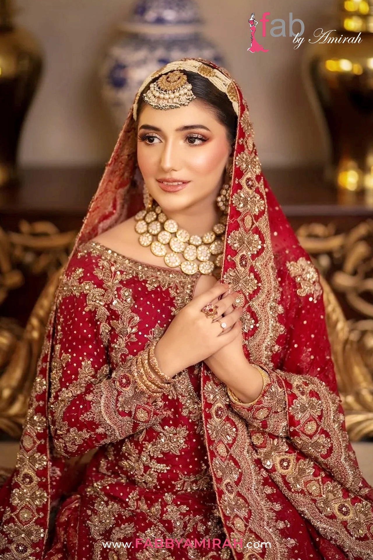 Maroon long shirt and Back Trail Farshi Lehenga with Banarsi borders