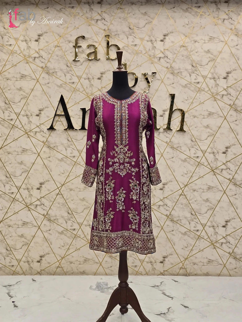 Pure Hand-Embroidered Raw Silk Shirt 1 Pure Hand-Embroidered Raw Silk Shirt