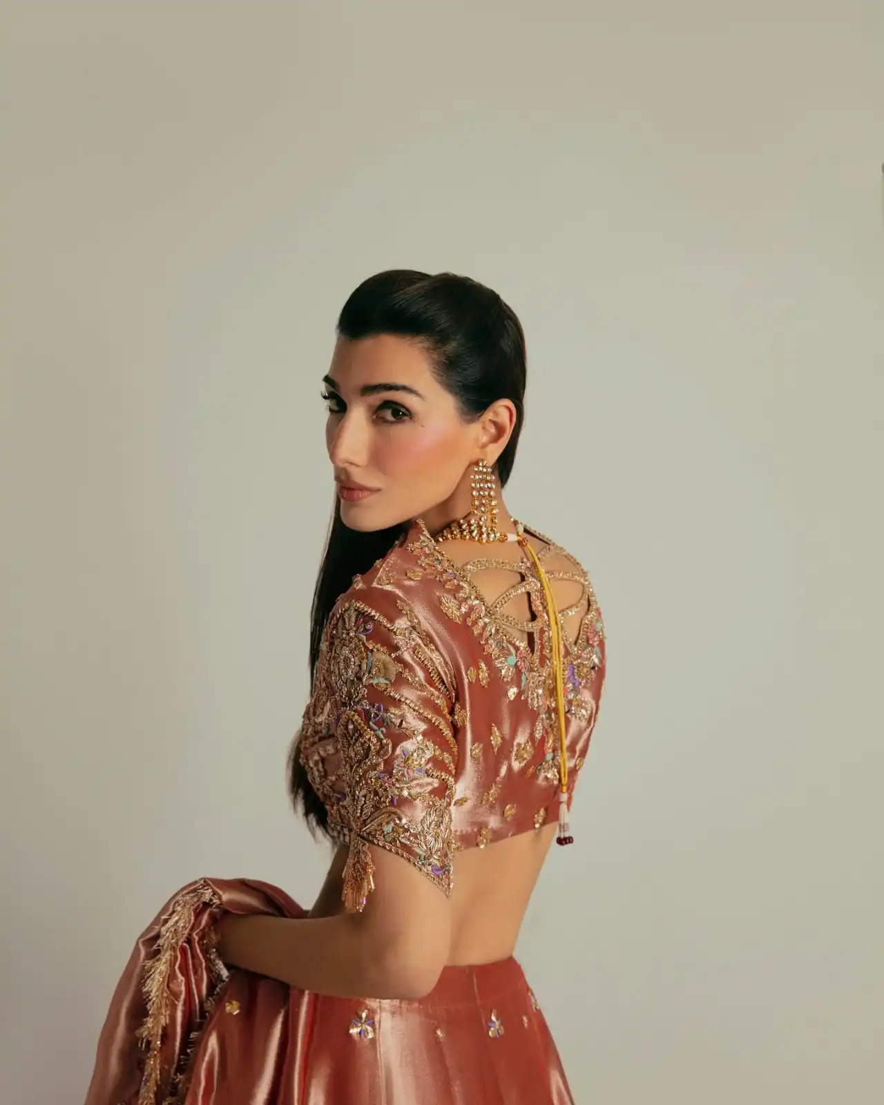 Chandi Tissue Lehenga with Blouse