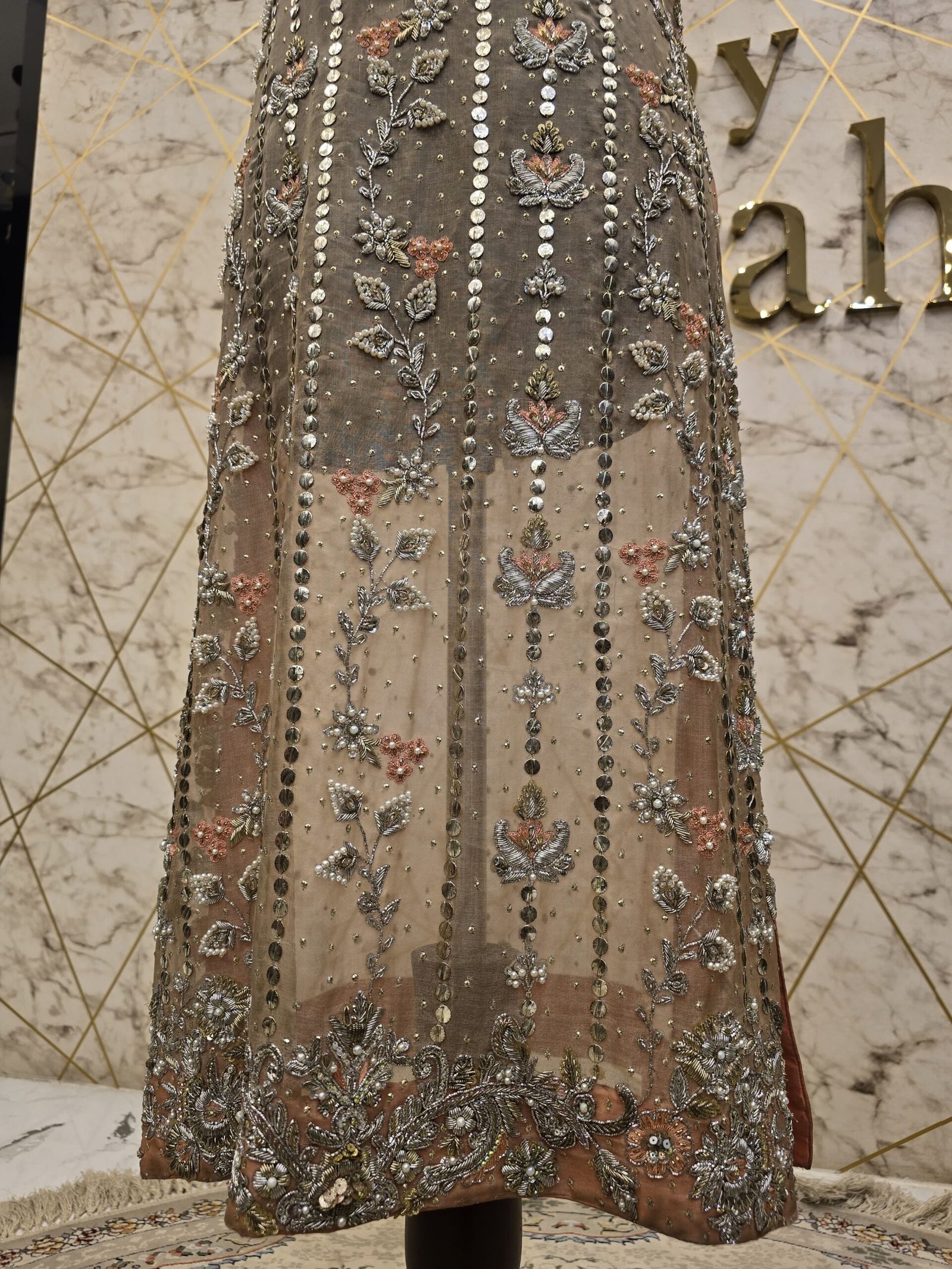 The Hand-Embroidered Long Shirt Dress