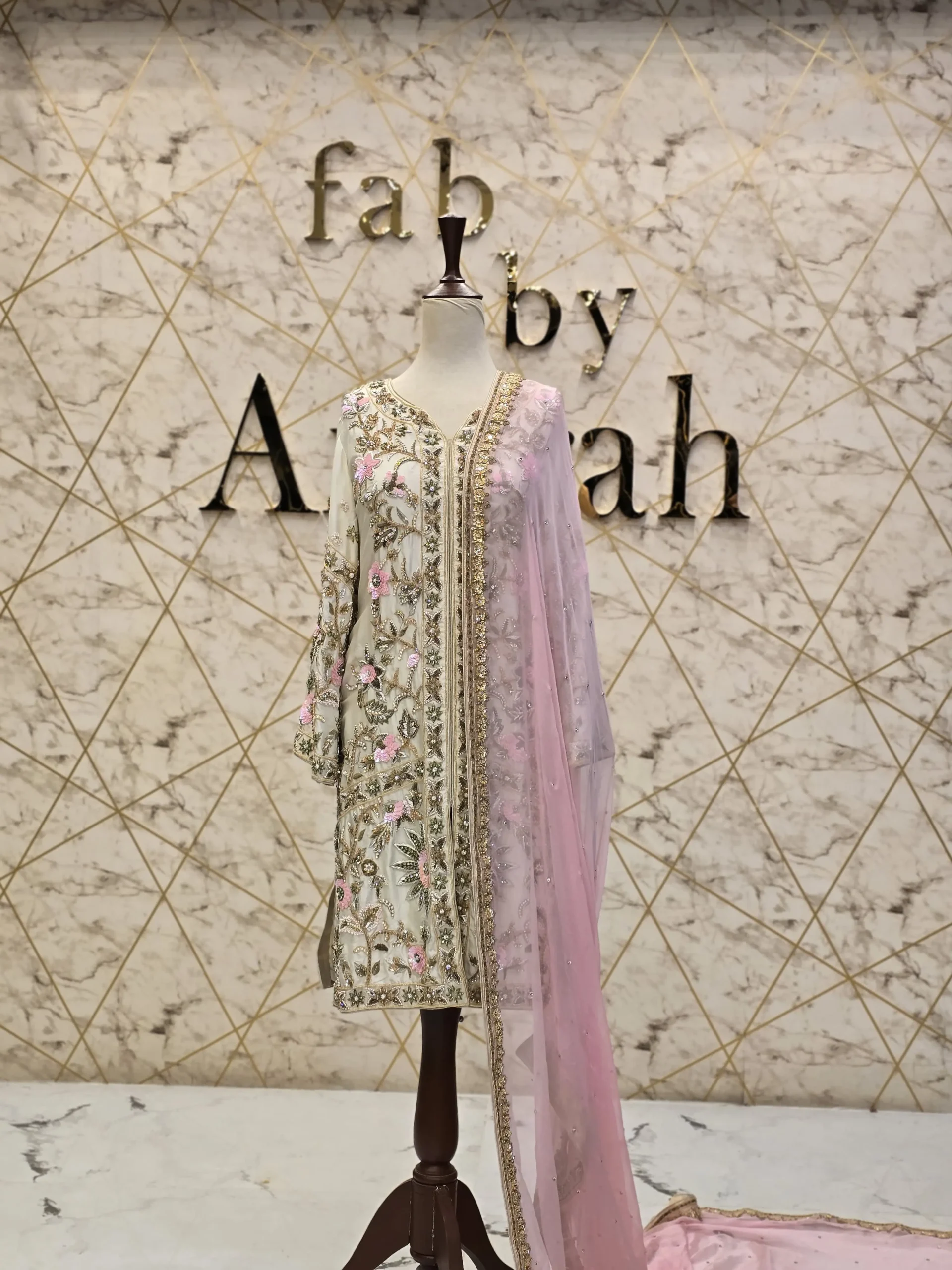 Elegant Off-White Party Wear Shirt