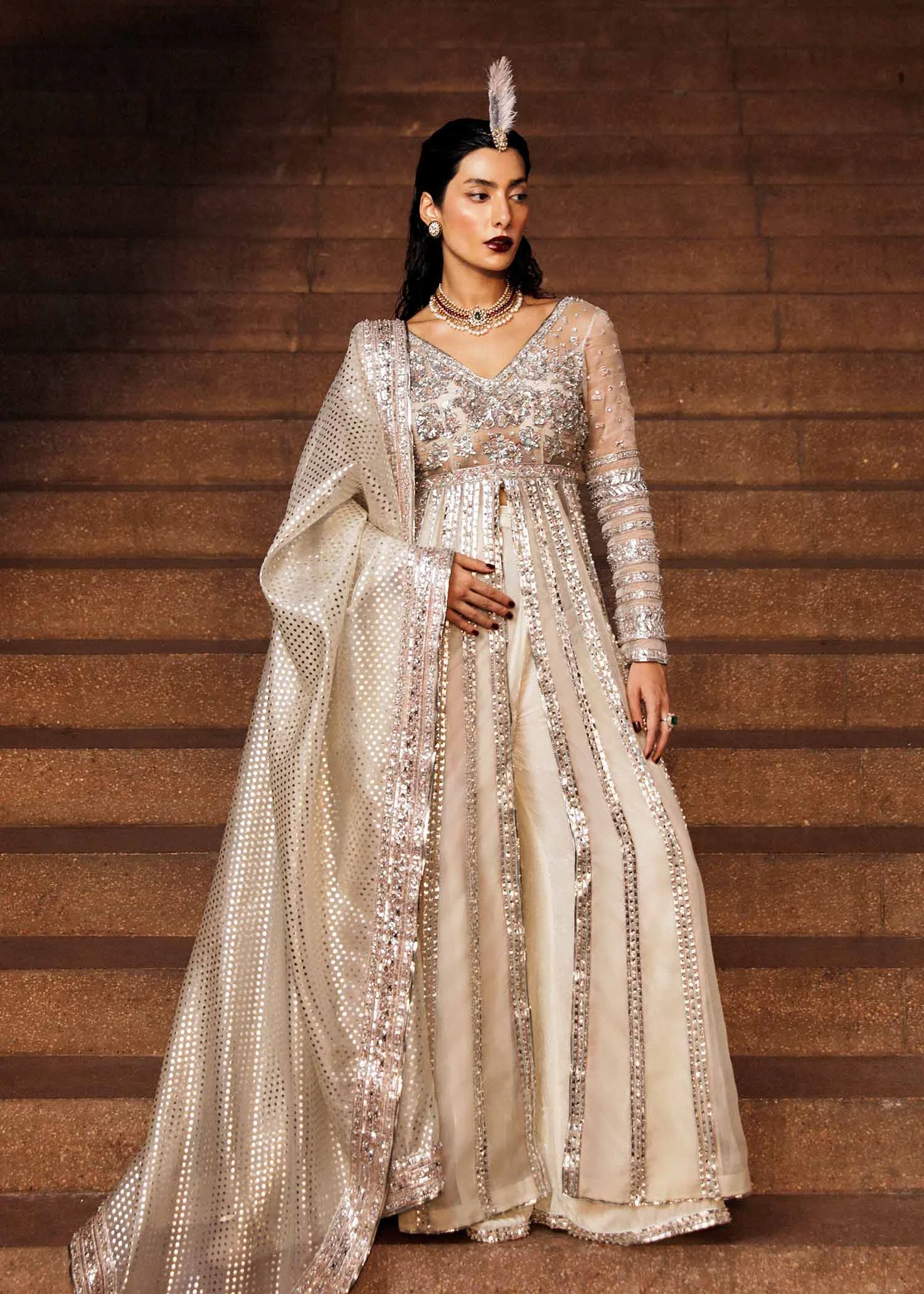 Ivory Velvet Pants Outfit