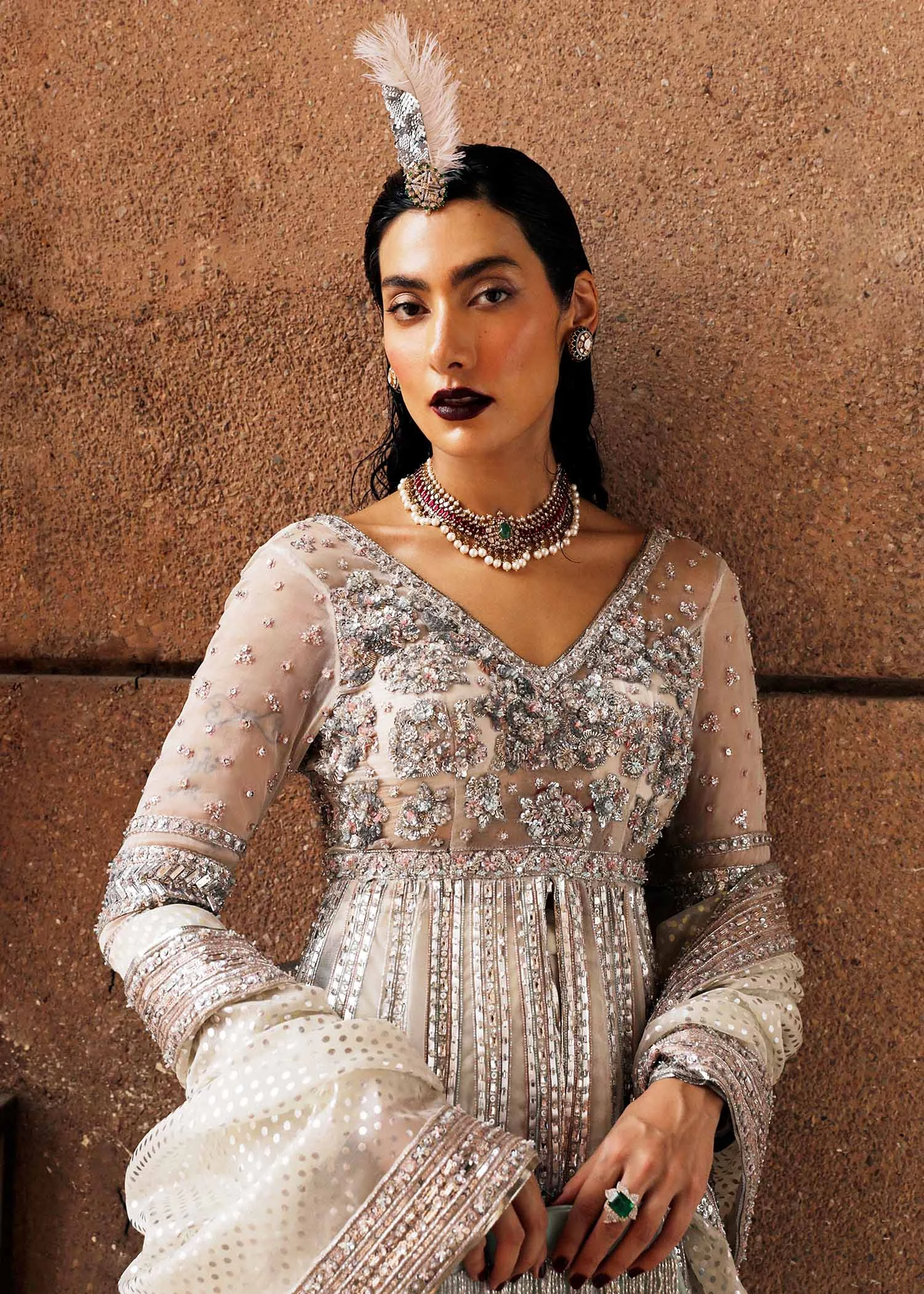 Ivory Velvet Pants Outfit