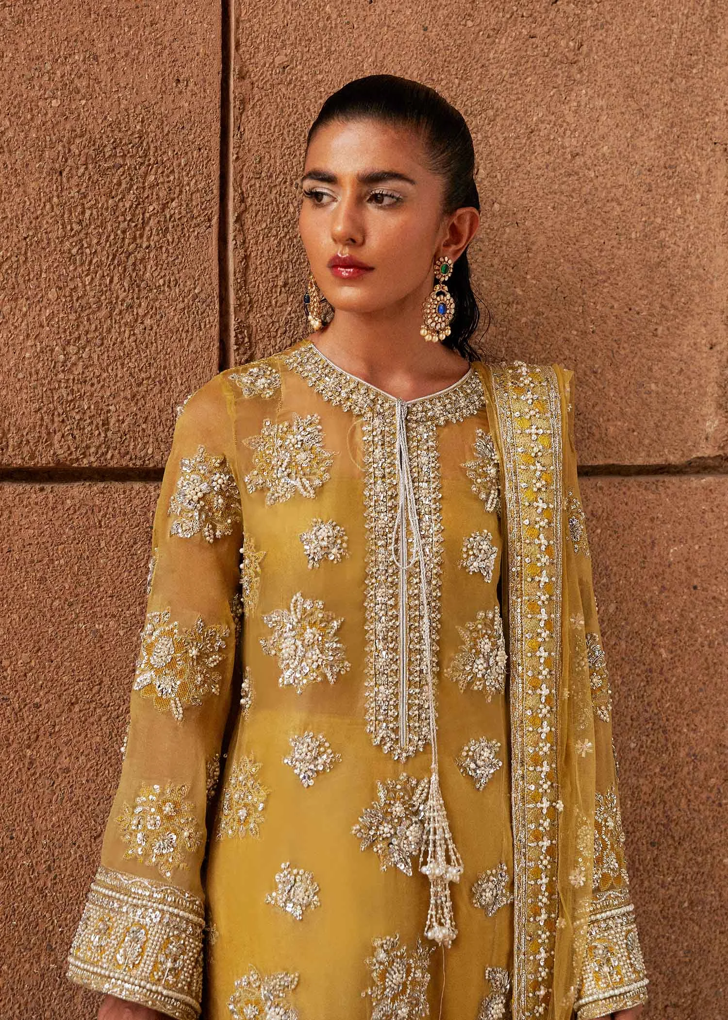 Pastel Charm Lime Yellow Silhouette