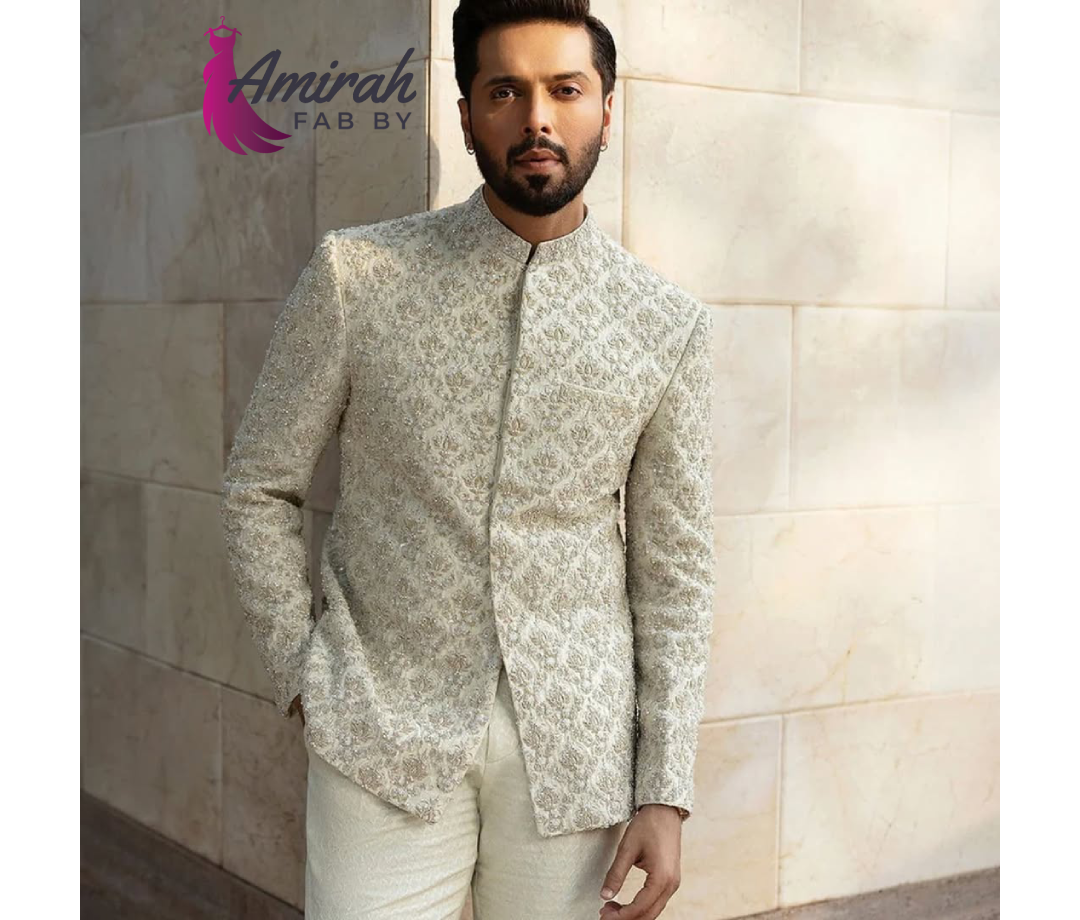 Regal Hand-Embroidered Prince Coat