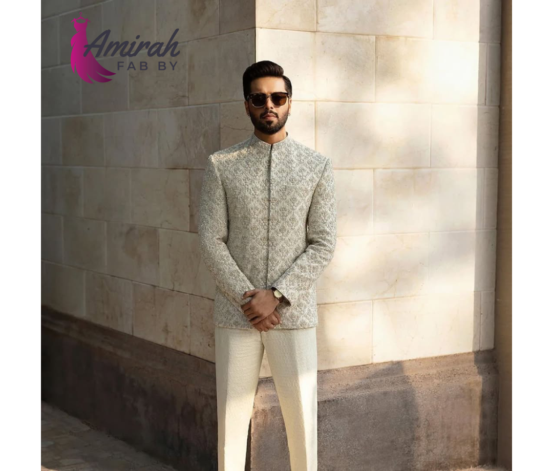 Regal Hand-Embroidered Prince Coat