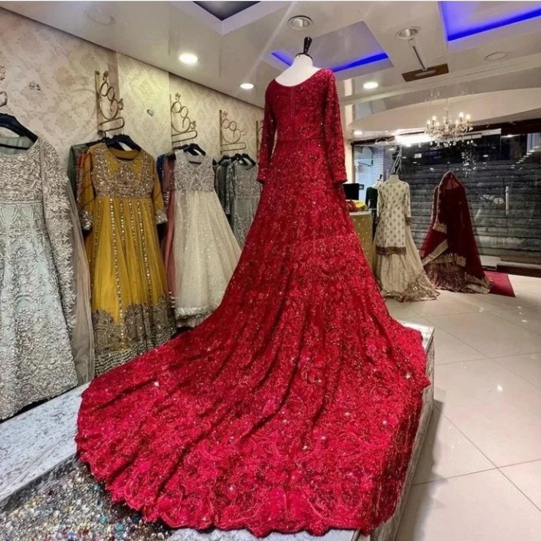 Bridal Maxi - Luxurious Red Wedding Dress for Brides