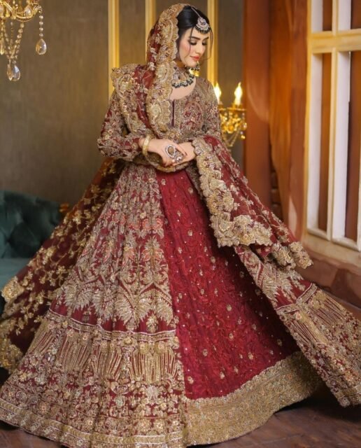 Red Bridal Lehenga