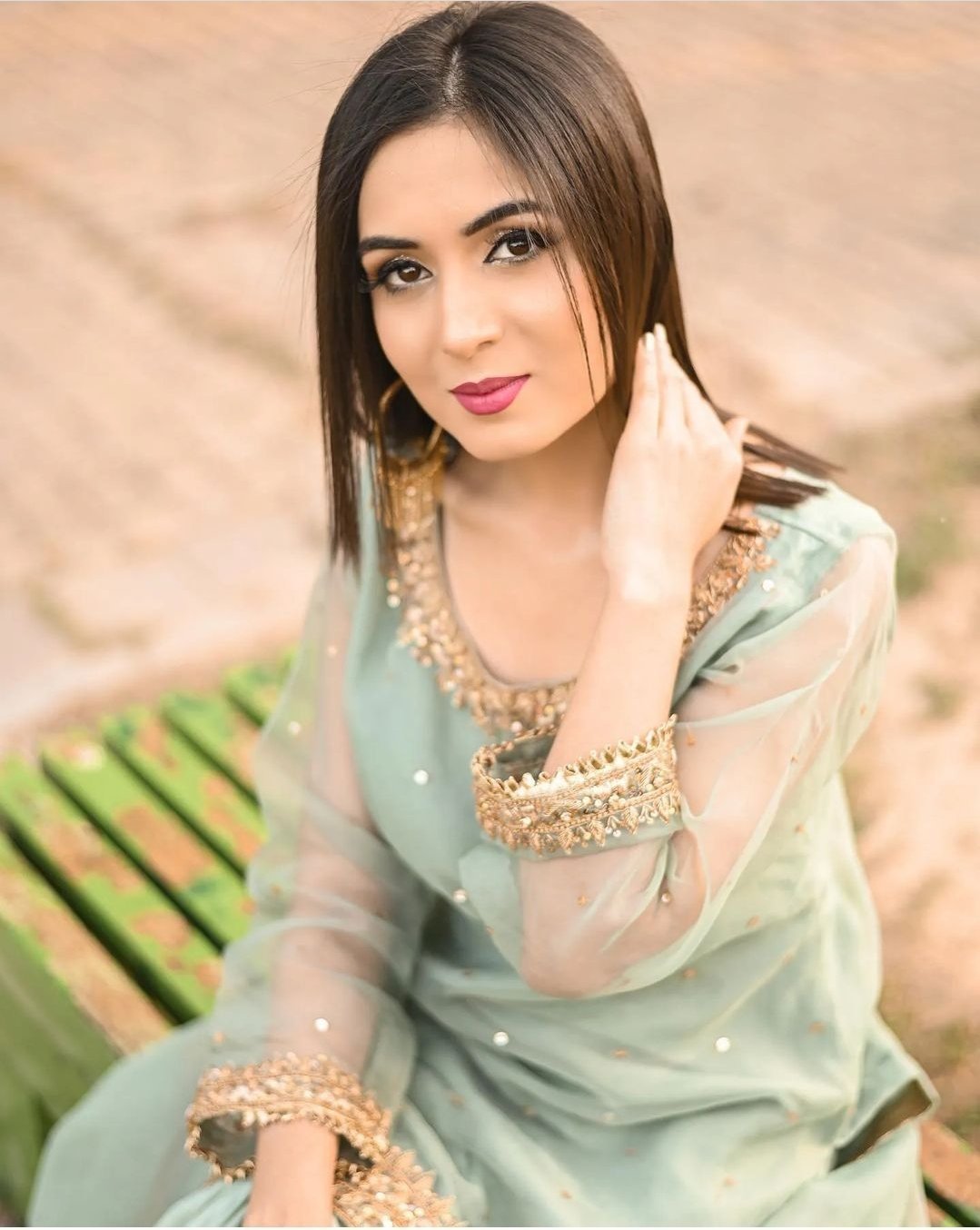 Screenshot_20220913-212815_Instagram-1.jpg Stunning Light Ferozi Gharara Dress on Pure Raw Silk and Organza