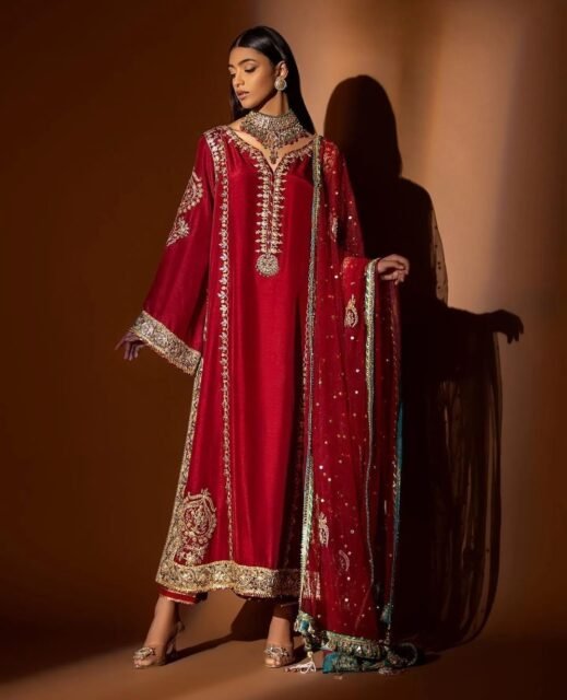 Raw Silk Bridal Long Shirt