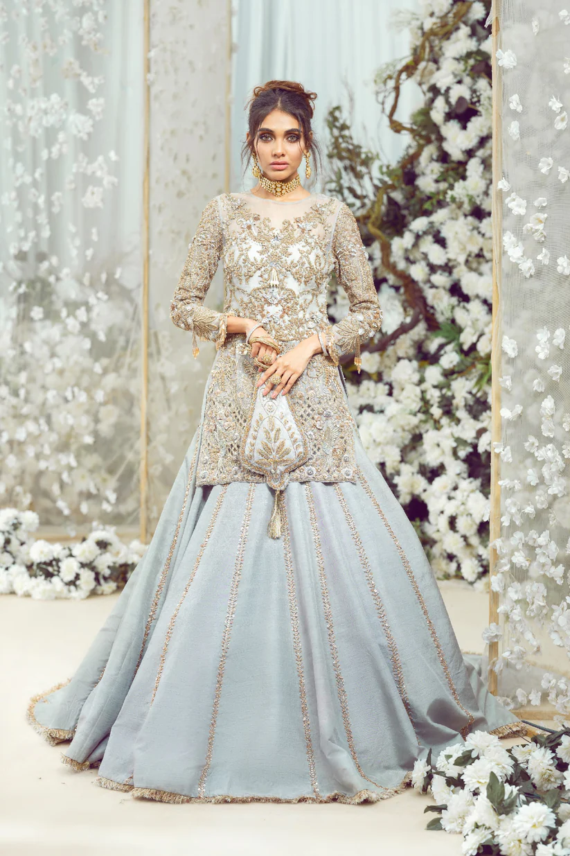 The Siera Blue Lehenga Set