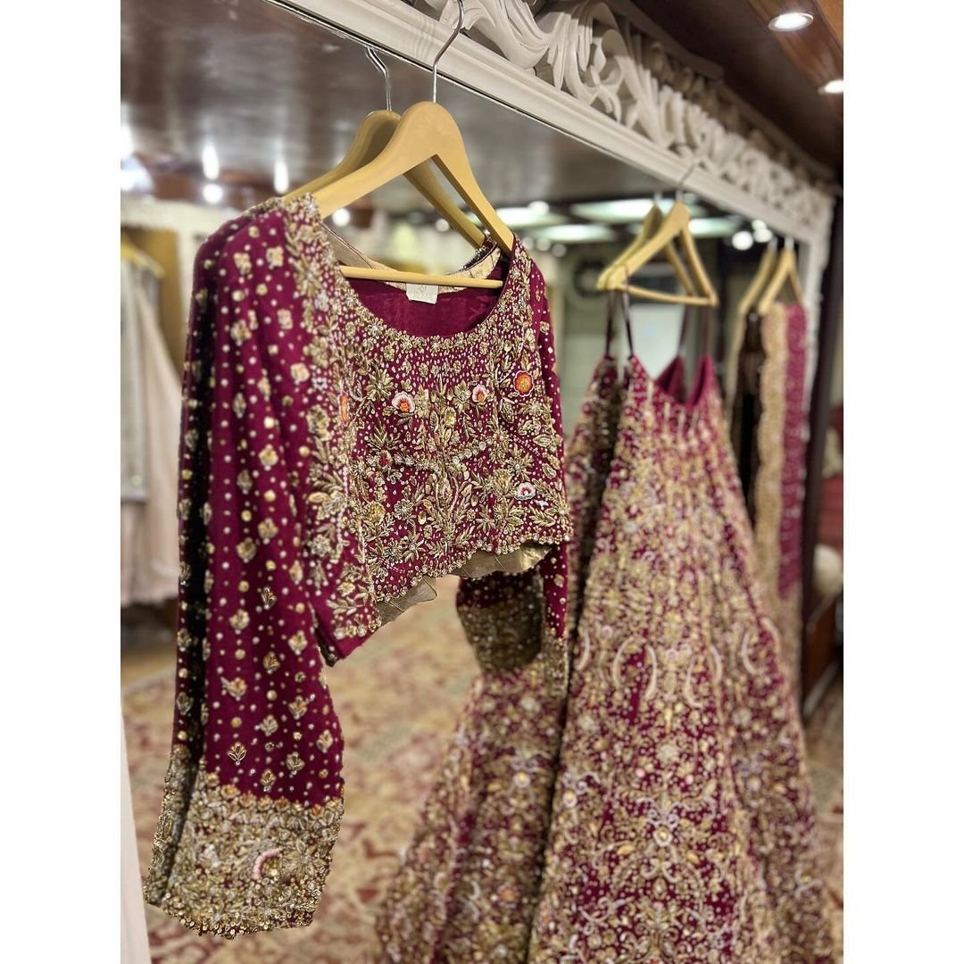 Red Bridal Barat Lehnga Dress