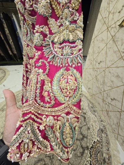 Pink Pakistani Bridal Lehnga