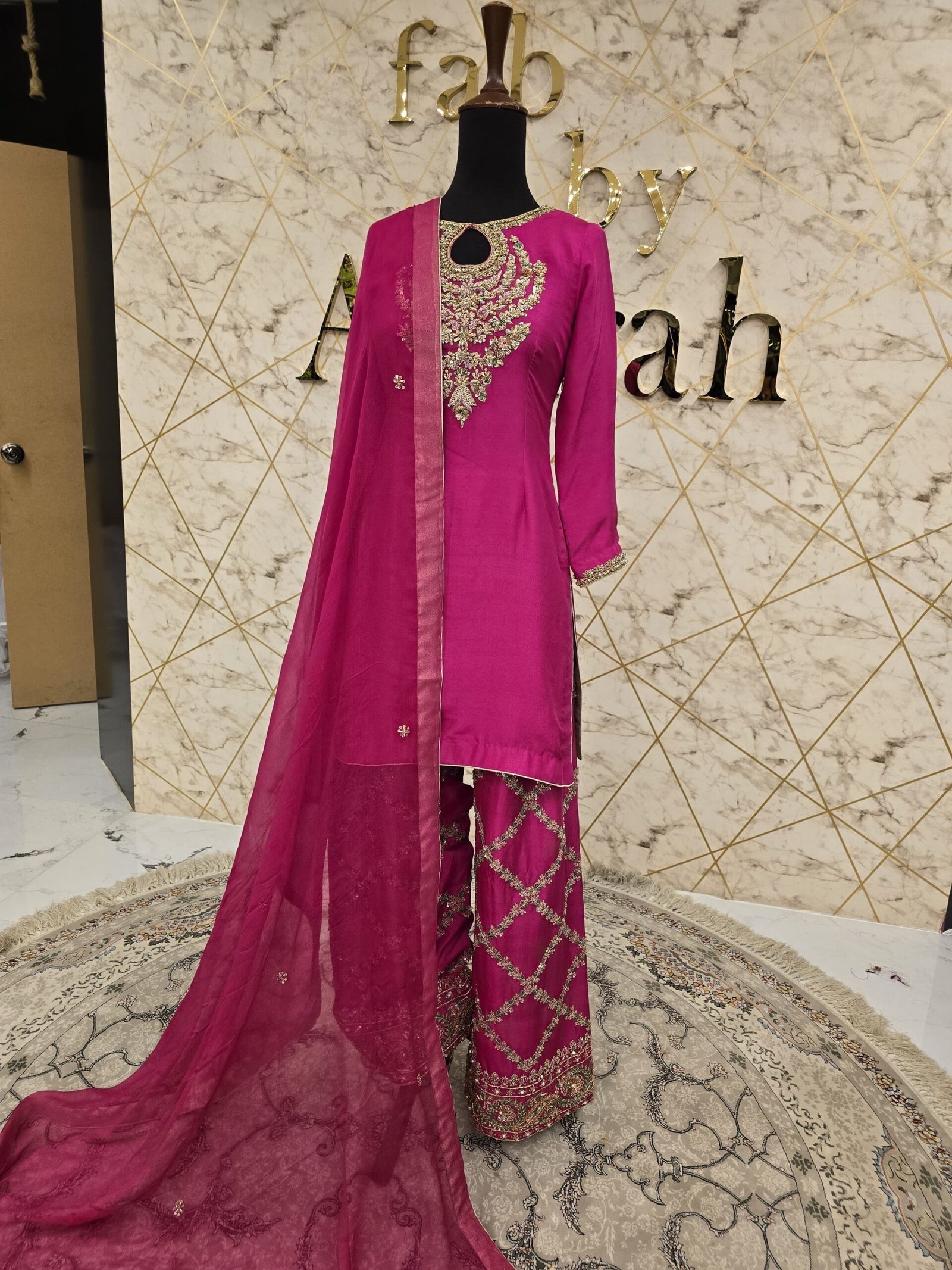 Pink Party Wear Dress