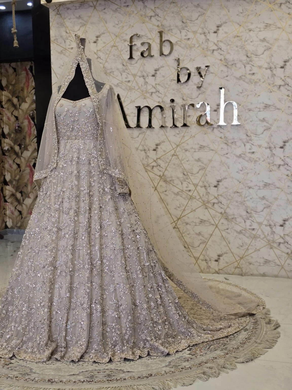 Bridal Maxi with Back Trail