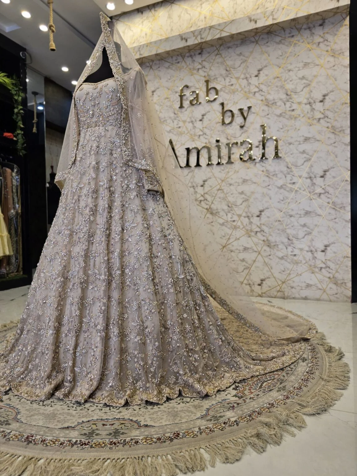 Bridal Maxi with Back Trail