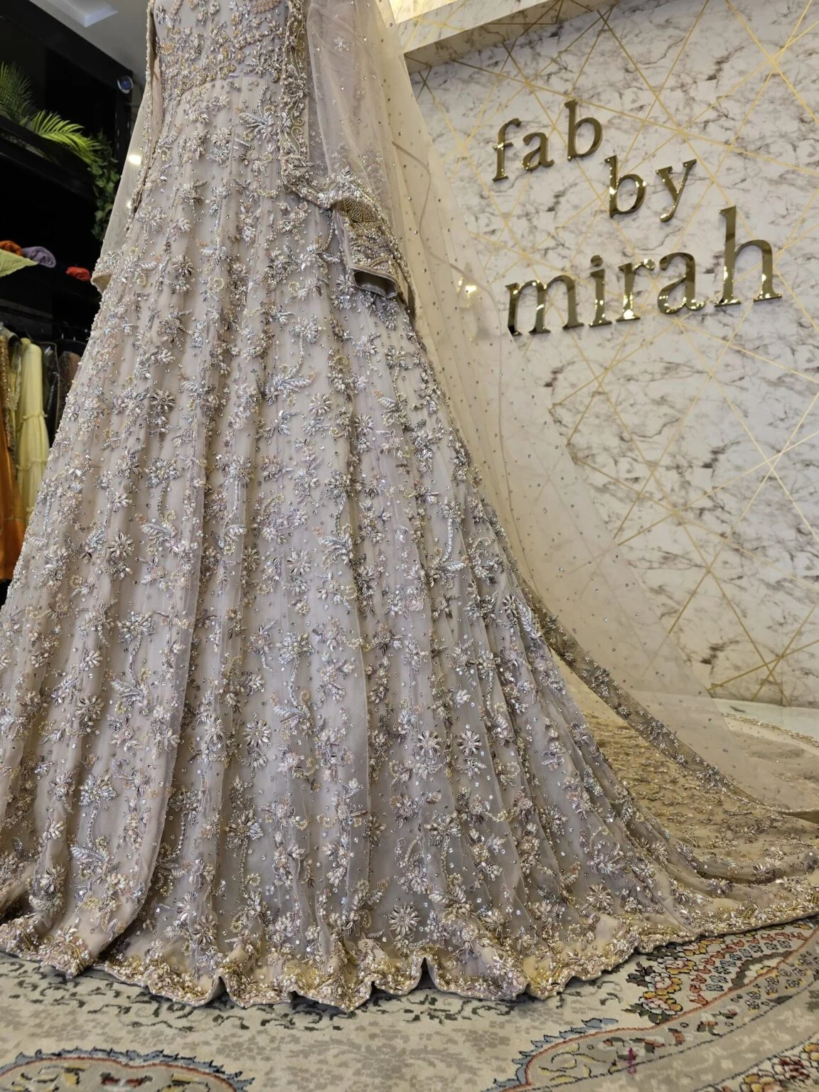 Bridal Maxi with Back Trail