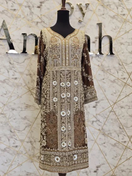 Chandi Tissue Shirt with Medium Silk Dupatta