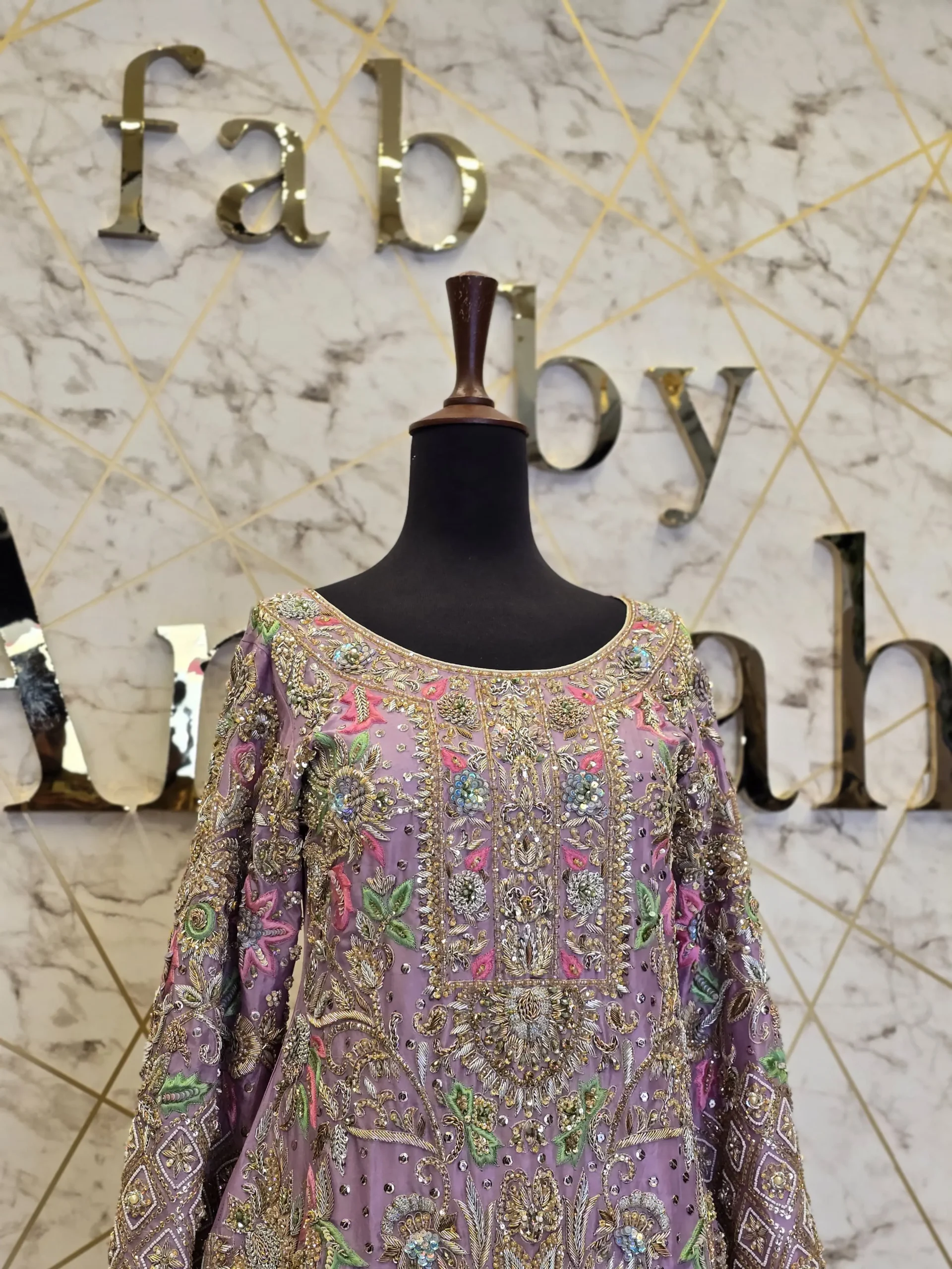 Luxurious Raw Silk Party Wear Dress